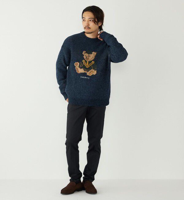 SHIPS Colors 「SHIPS Colors:〈洗濯機可能〉TeddyBear(R) ジャカード モール ニット◇」|ニット・セーター|