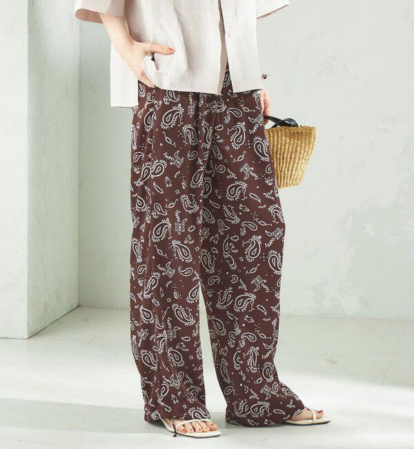 SHIPS for women「【SHIPS別注】TICCA&times;manipuri:〈手洗い可能〉プリント パンツ」|その他|