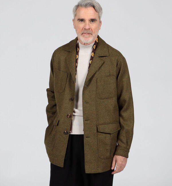 TOMORROWLAND BUYING WEAR「CARUSO ウール サファリジャケット」|ブルゾン・スタジャン|