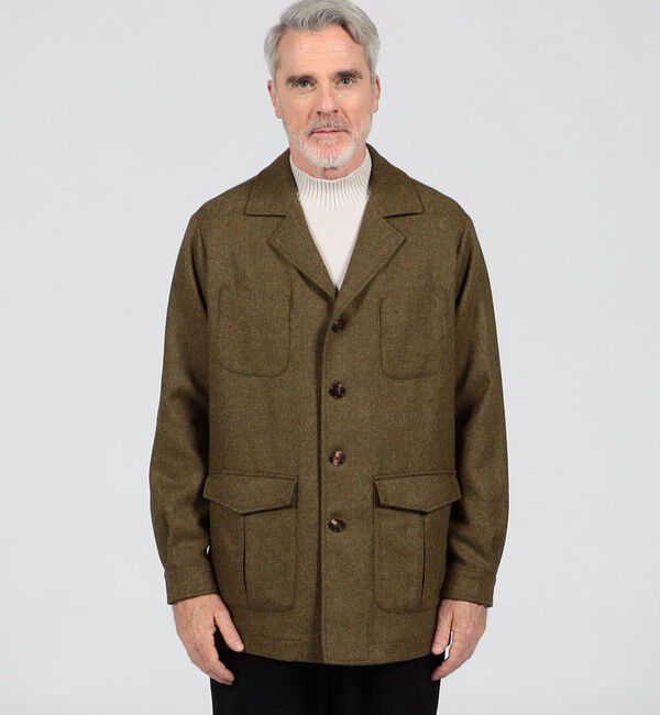 TOMORROWLAND BUYING WEAR「CARUSO ウール サファリジャケット」|ブルゾン・スタジャン|