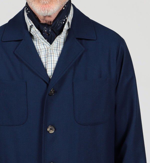 TOMORROWLAND BUYING WEAR「CARUSO ウール サファリジャケット」|ブルゾン・スタジャン|