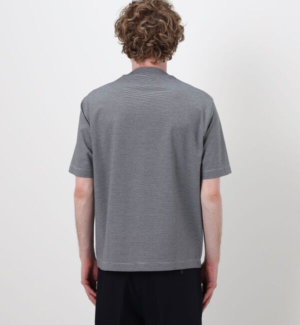 TOMORROWLAND MENS「コットンポリエステルストレッチ ハーフスリーブカットソー」|Tシャツ・カットソー|
