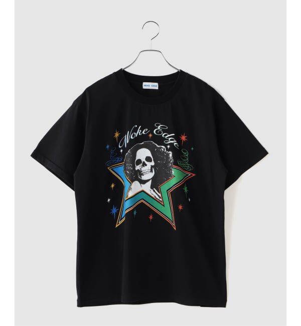 JOINT WORKS「WOKE EDGE / ウォークエッジ Skull Star Tee」|Tシャツ・カットソー|ブラック