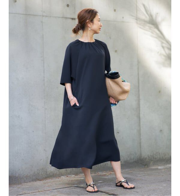 VERMEIL par iena「ガルーダドビークロスバルーンワンピース」|ワンピース|
