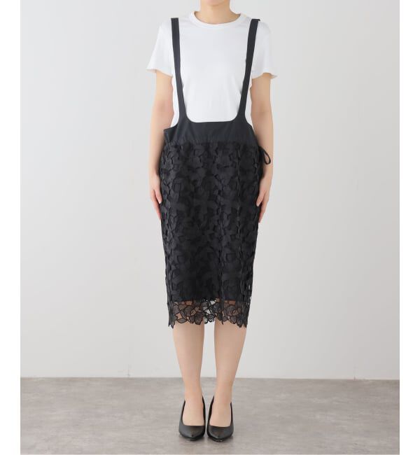 VERMEIL par iena「Cutwork Lace Midi スカート」|スカート|