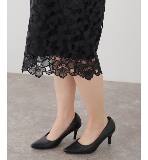 VERMEIL par iena「Cutwork Lace Midi スカート」|スカート|