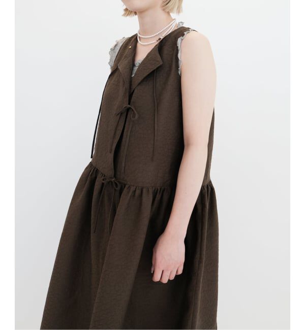 IENA LA BOUCLE「ELEPH エレフ ANOUK BOW DRESS EL.09.01.04.01」|ワンピース|