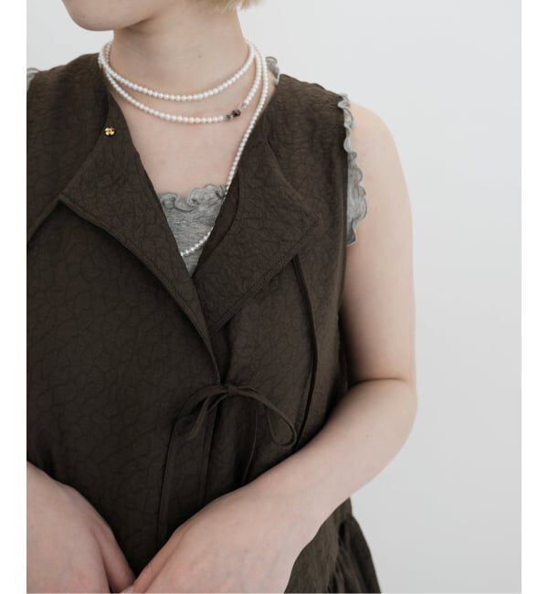 IENA LA BOUCLE「ELEPH エレフ ANOUK BOW DRESS EL.09.01.04.01」|ワンピース|