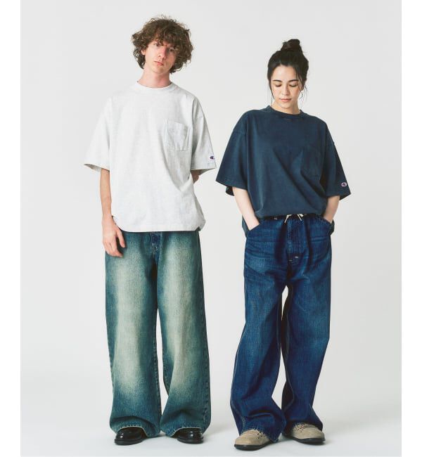 417 EDIFICE「CHAMPION / チャンピオン 417別注 Bleach Wash Pocket Tシャツ」|Tシャツ・カットソー|
