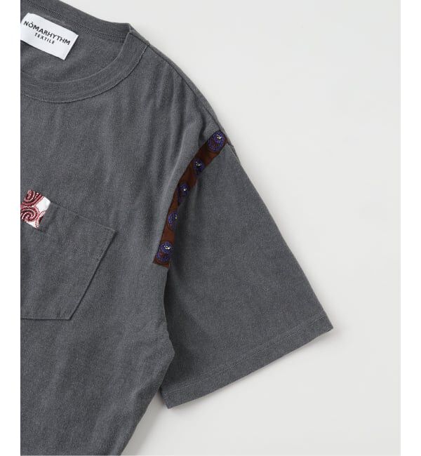 JOURNAL STANDARD「NOMARHYTHM / ノーマリズム Patchwork Garment Dyed Tee Sh」|Tシャツ・カットソー|