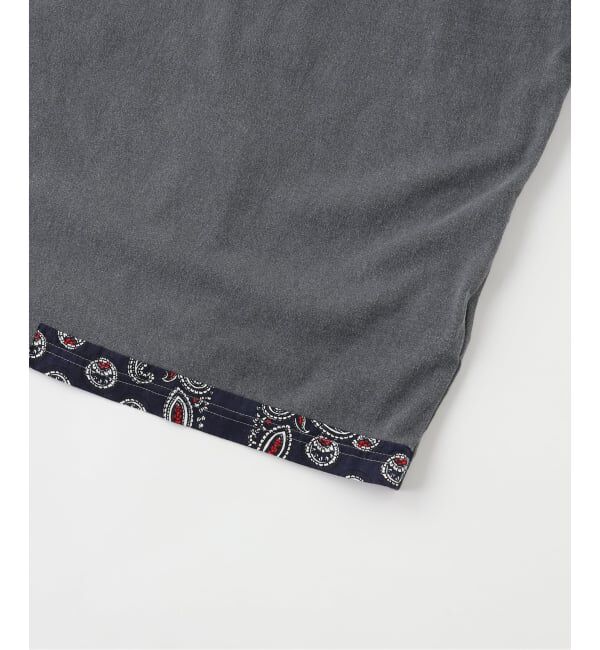 JOURNAL STANDARD「NOMARHYTHM / ノーマリズム Patchwork Garment Dyed Tee Sh」|Tシャツ・カットソー|