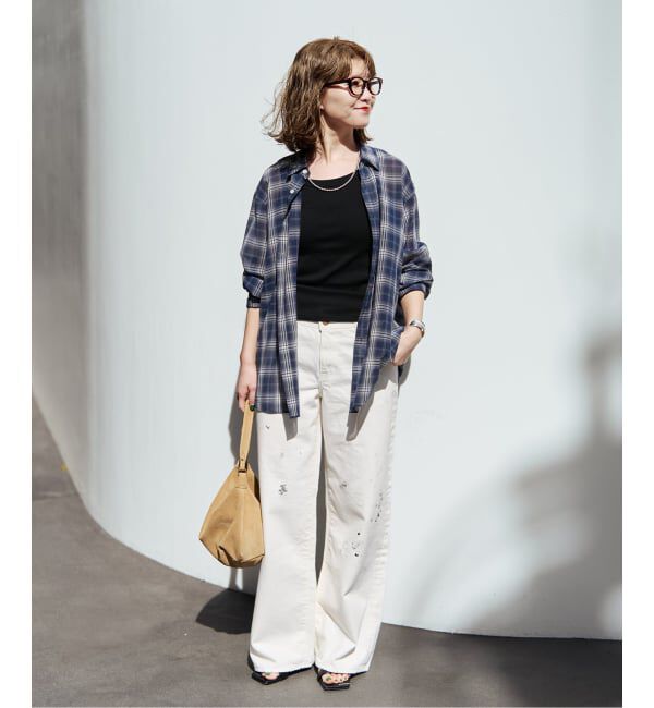 Spick and Span「コットンボイルチェックシャツ」|シャツ・ブラウス|