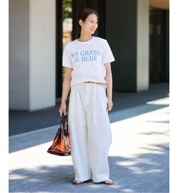 FRAMeWORK「BLUESCENTRIC MY GRASS IS BLUE TEE」|Tシャツ・カットソー|