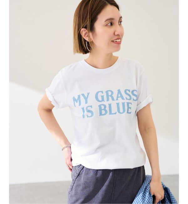 FRAMeWORK「BLUESCENTRIC MY GRASS IS BLUE TEE」|Tシャツ・カットソー|