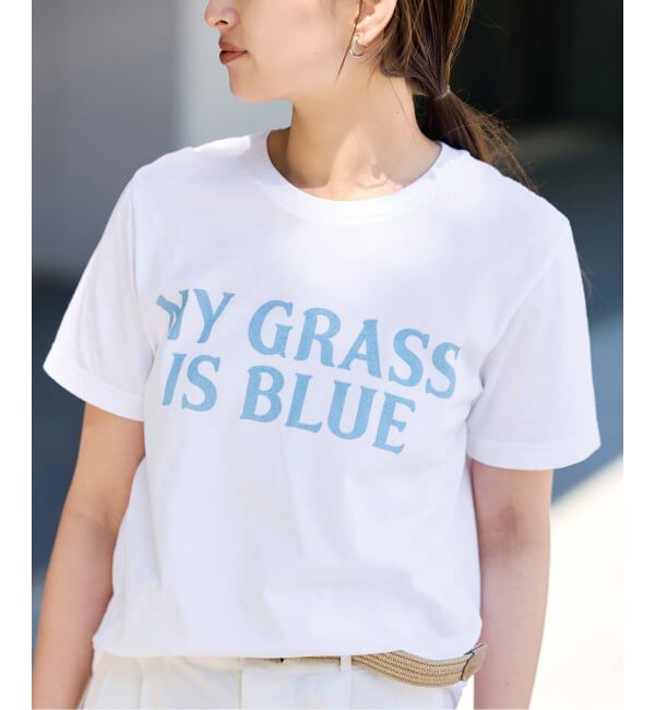 FRAMeWORK「BLUESCENTRIC MY GRASS IS BLUE TEE」|Tシャツ・カットソー|