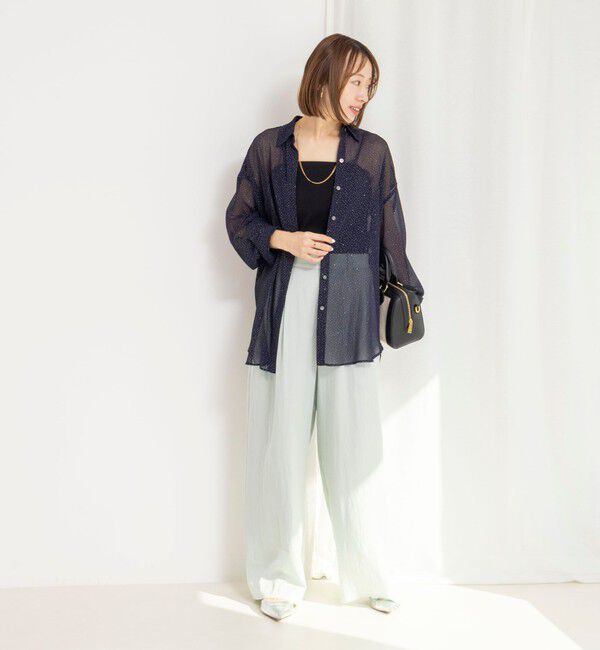 NOLLEY'S「45th limited edition MY STANDARD【WEB＆一部店舗限定】グリッターシャツ」|シャツ・ブラウス|