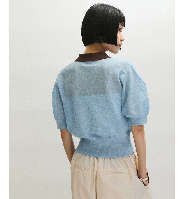 ADAM ET ROPE'「【定番】ラミーニットポロシャツ」|ポロシャツ|