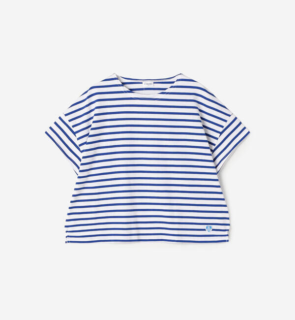 ORCIVAL「ORCIVAL | コットン クルーネック半袖Tシャツ WOMEN」|Tシャツ・カットソー|BLUE系1