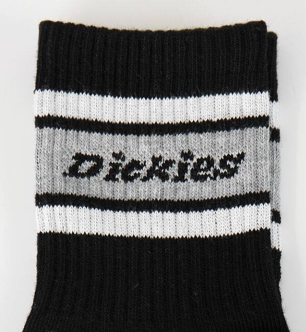 ABAHOUSE「【Dickies / ディッキーズ】3Pラインロゴソックス/3足パックラインロゴ」|ソックス|