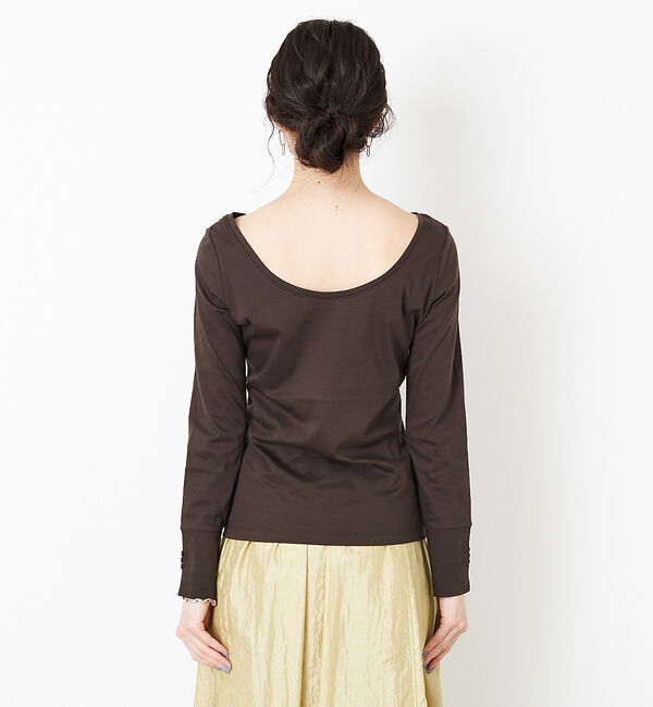 Rouge vif「2WAY袖スリットカットソー」|Tシャツ・カットソー|