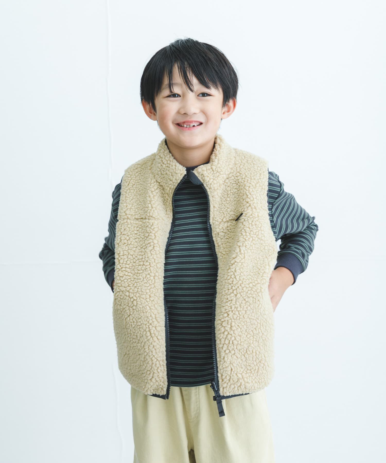 URBAN RESEARCH DOORS「『WEB/一部店舗限定サイズ』起毛ボーダープルオーバー(KIDS)」|その他|