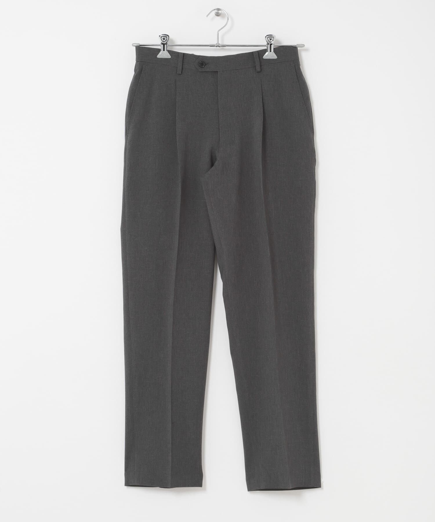 URBAN RESEARCH DOORS「LIFE STYLE TAILOR　リネンライクコンフォータブル1タックパンツ」|スラックス|