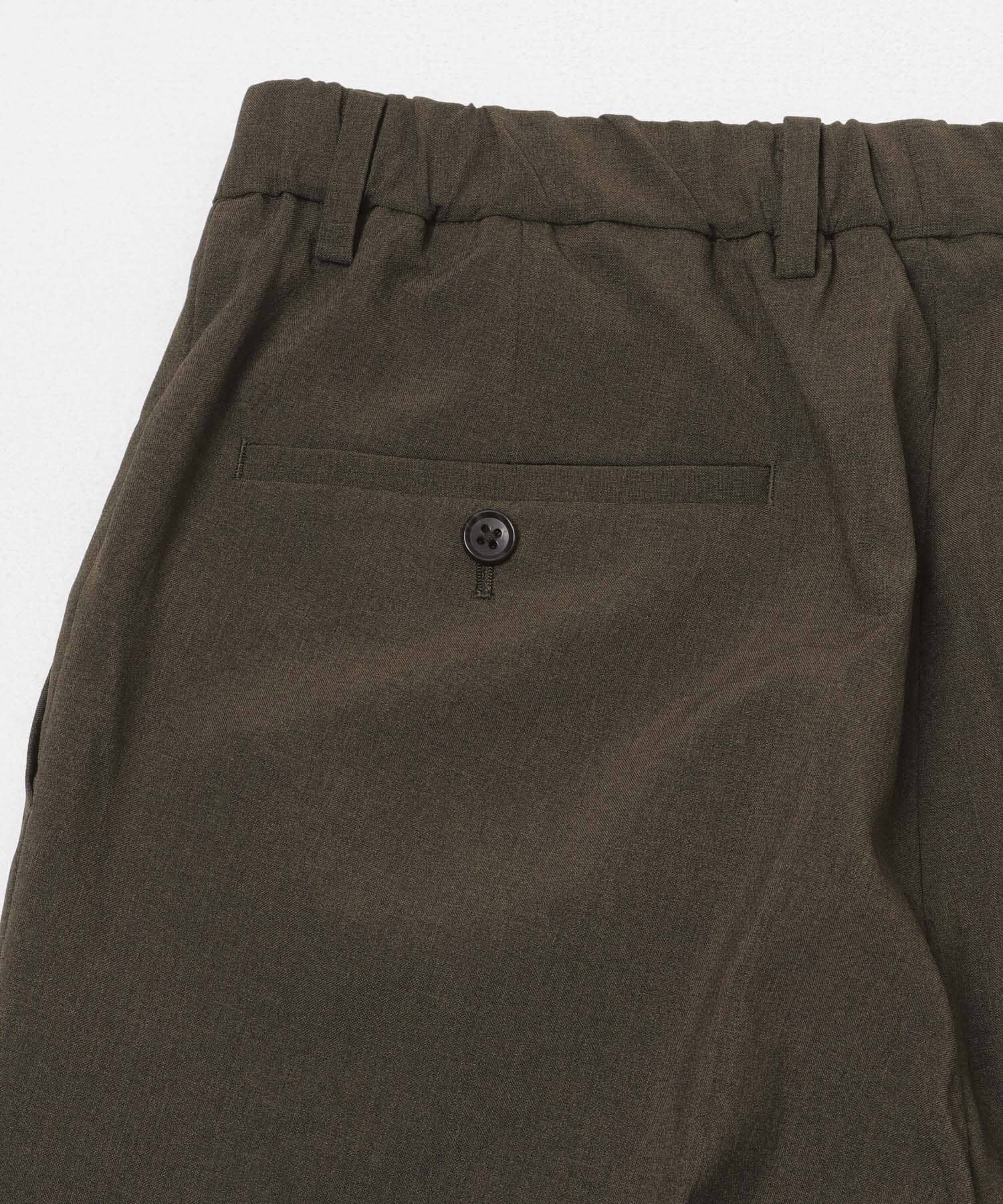 URBAN RESEARCH DOORS「LIFE STYLE TAILOR　リネンライクコンフォータブル1タックパンツ」|スラックス|