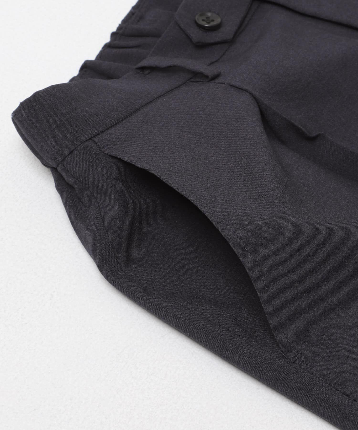 URBAN RESEARCH DOORS「LIFE STYLE TAILOR　リネンライクコンフォータブル1タックパンツ」|スラックス|