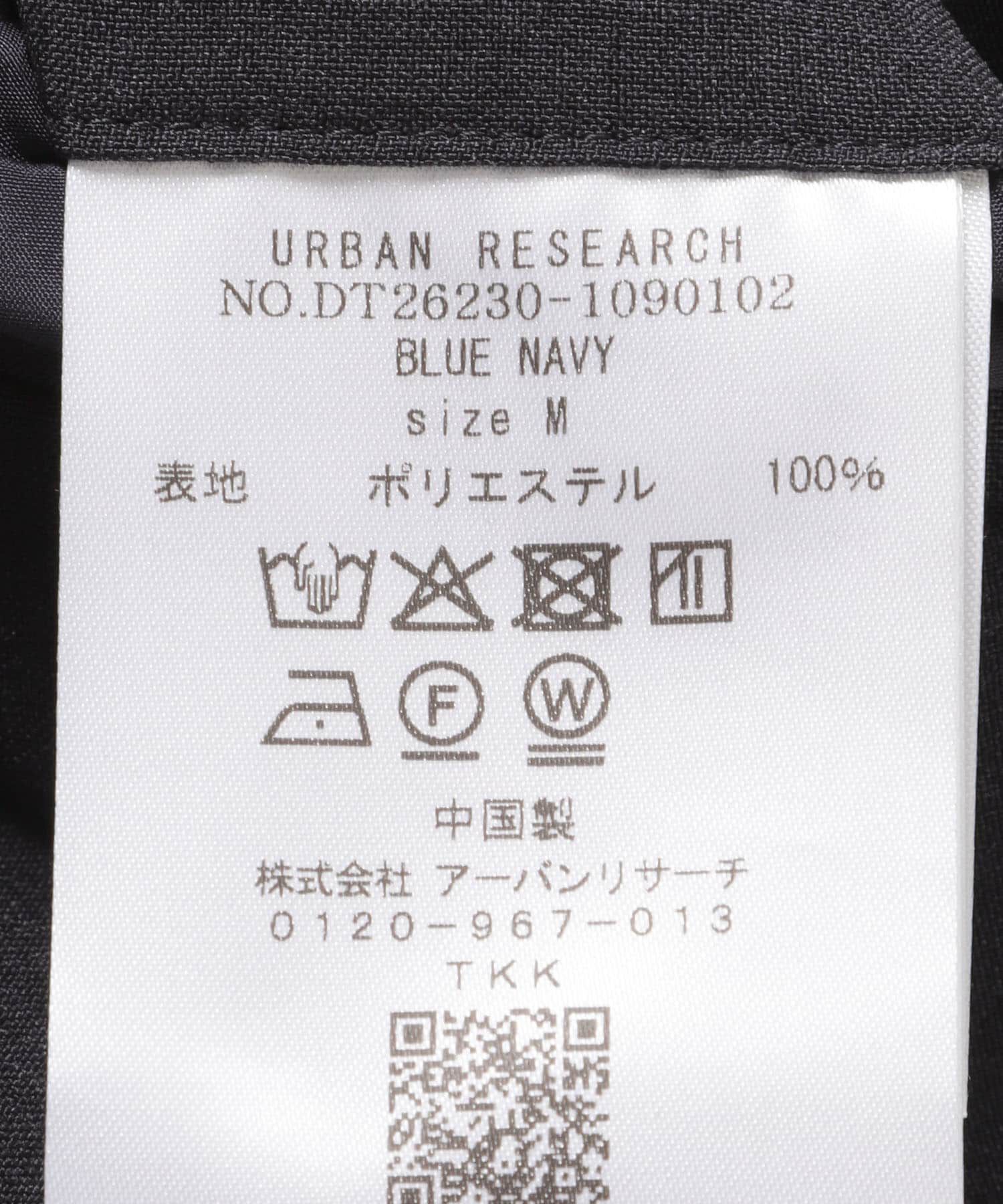 URBAN RESEARCH DOORS「LIFE STYLE TAILOR　リネンライクコンフォータブル1タックパンツ」|スラックス|