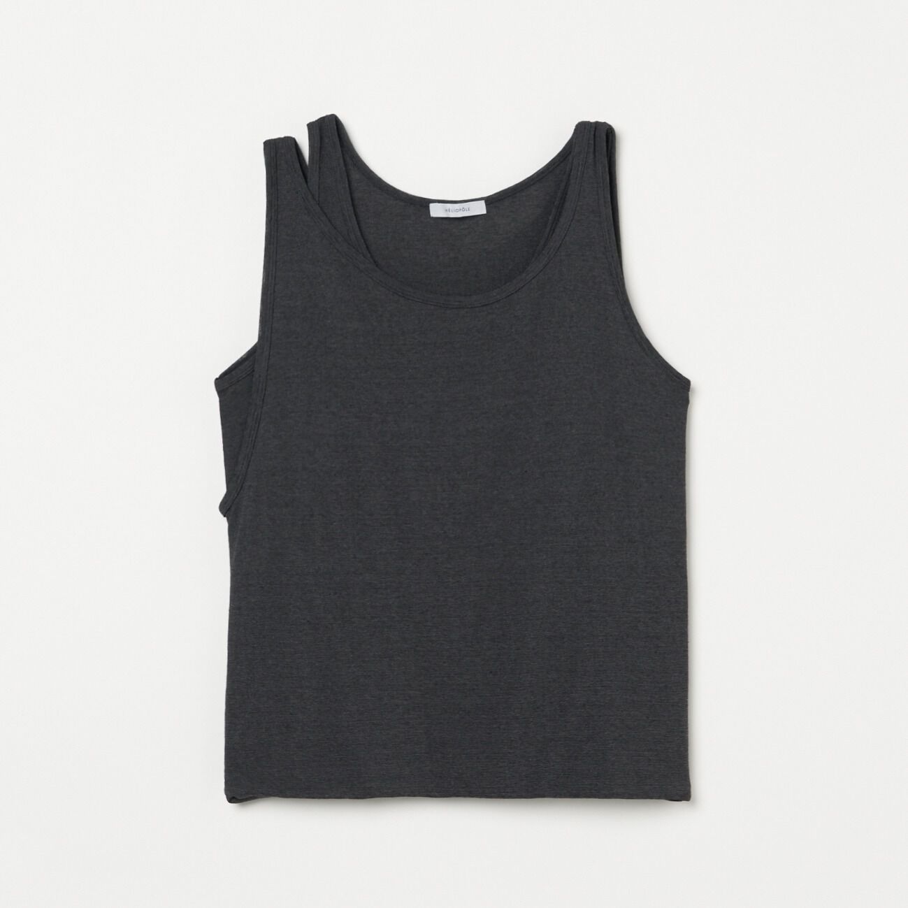 HELIOPOLE「HELIOPOLE RAYERED TUNK TOP」|Tシャツ・カットソー|ブラック