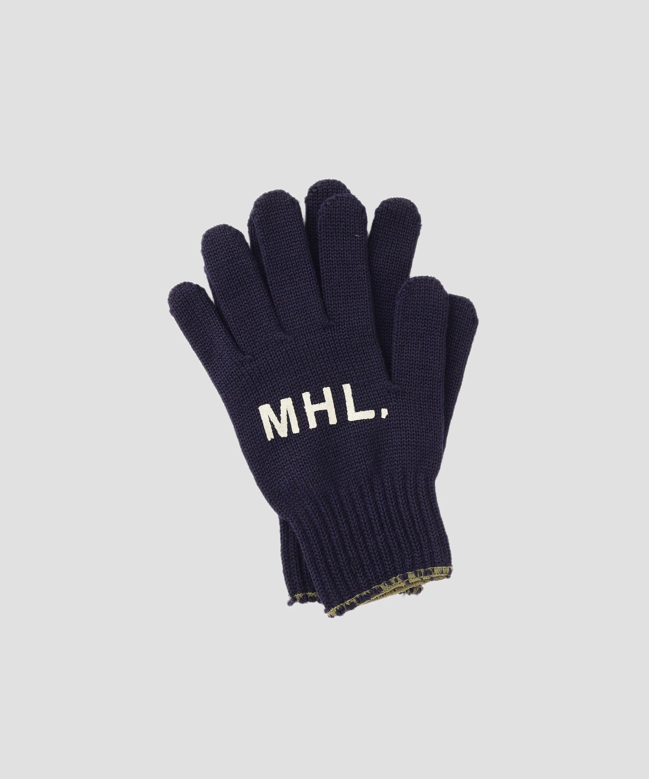 MHL.「TEMBEA GUNTE」|手袋|NAVY