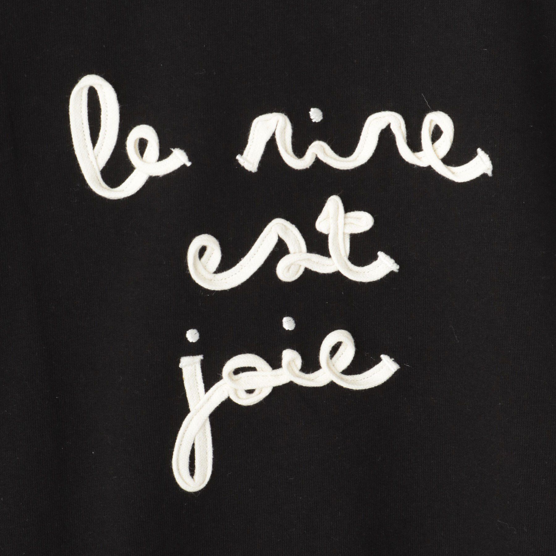 SHOO･LA･RUE「【100-150cm】コード刺繍がアクセント シンプルロンT」|Tシャツ・カットソー|
