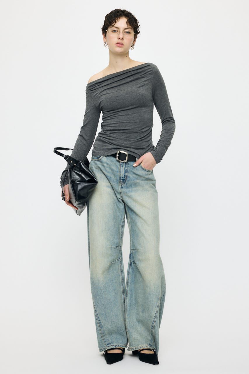 MOUSSY「GATHER 3WAY トップス」|Tシャツ・カットソー|