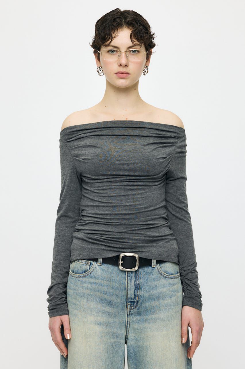 MOUSSY「GATHER 3WAY トップス」|Tシャツ・カットソー|