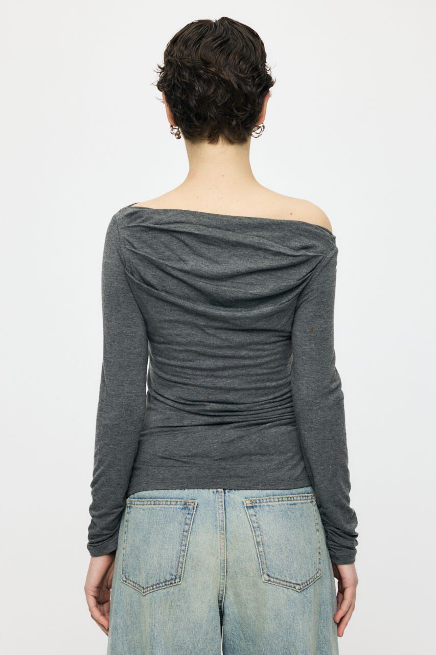 MOUSSY「GATHER 3WAY トップス」|Tシャツ・カットソー|