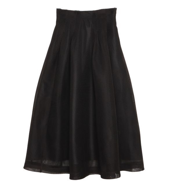 ELENDEEK「MESH BONDING FLARED SK」|スカート|