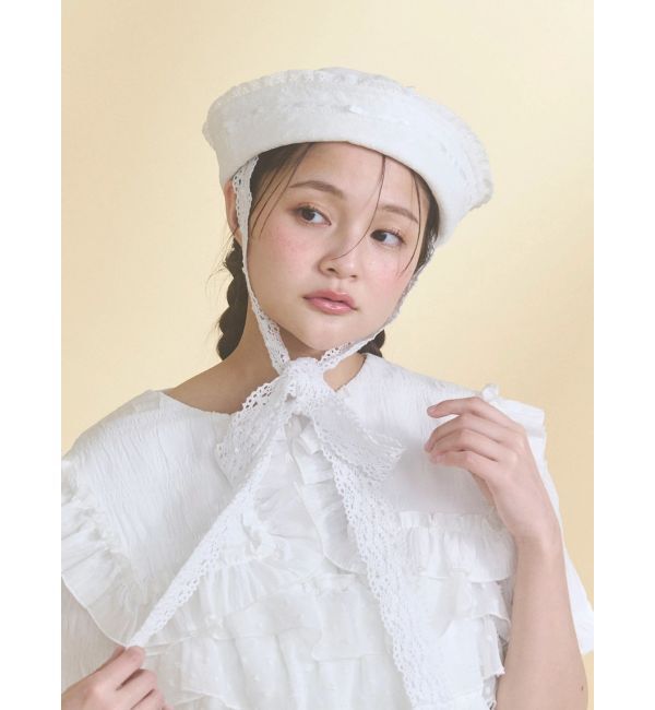 merry jenny「marine lace hat」|ハット|