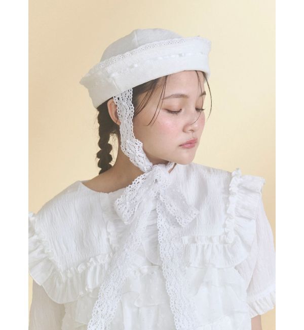 merry jenny「marine lace hat」|ハット|