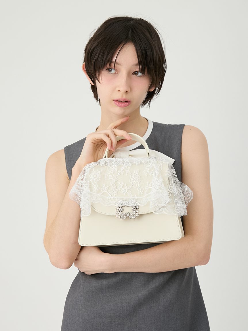 LILY BROWN「【限定カラー】[L.B CANDY STOCK] 2wayレースカバーバッグ」|ショルダー・メッセンジャー|