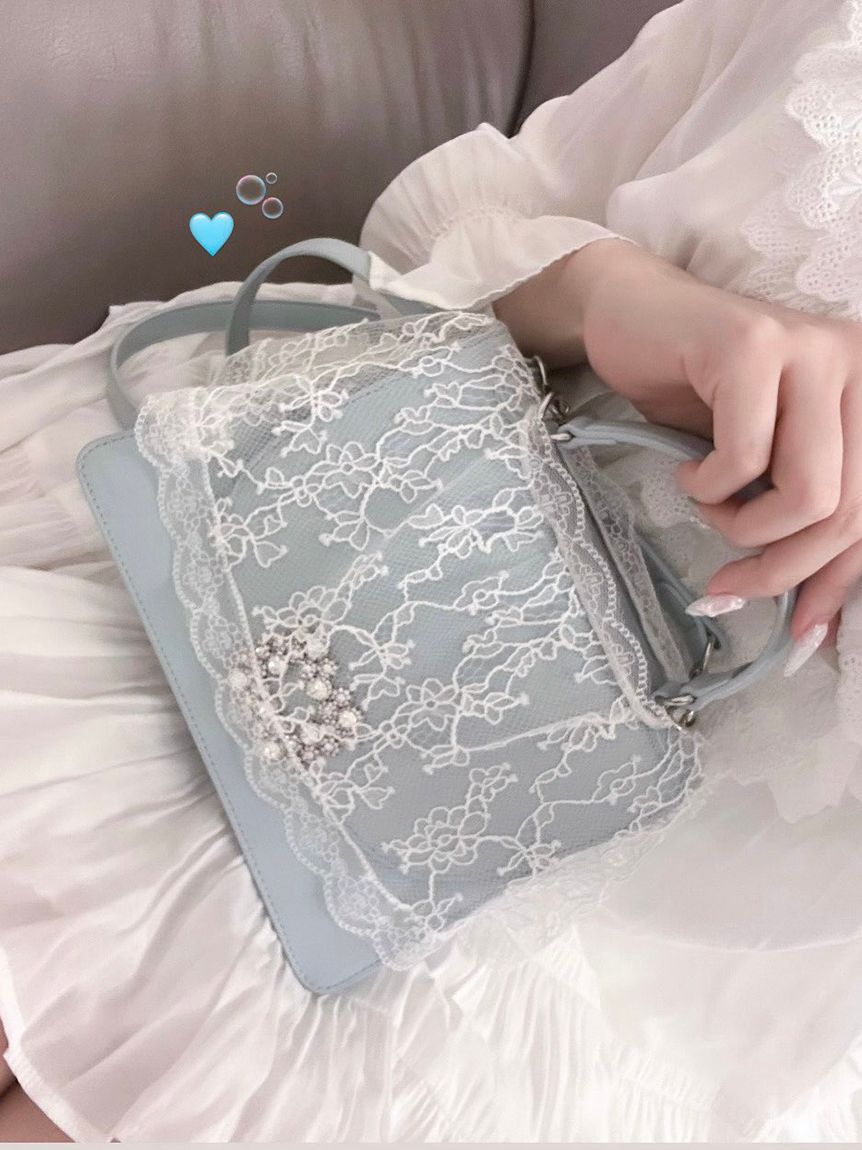 LILY BROWN「【限定カラー】[L.B CANDY STOCK] 2wayレースカバーバッグ」|ショルダー・メッセンジャー|