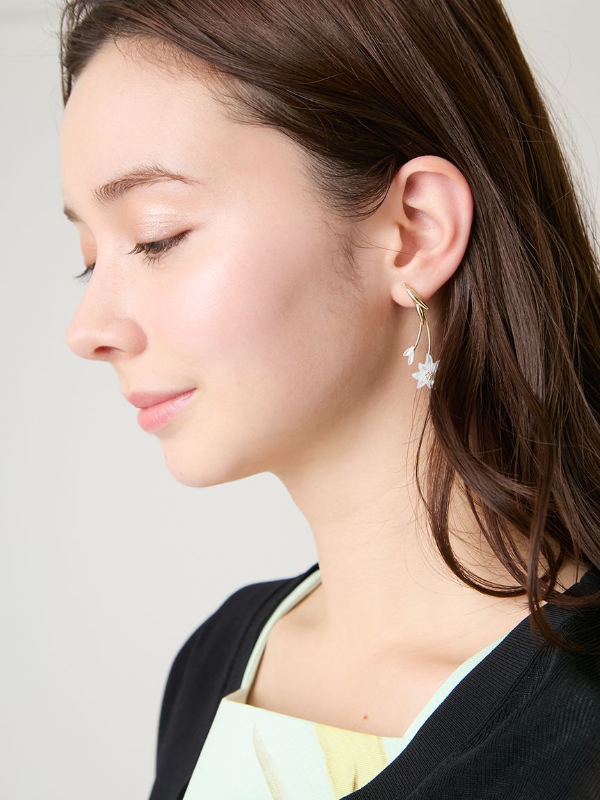 CELFORD「【CELFORD&times;P.J. REDOUTEコラボ】フラワーピアス」|ピアス|