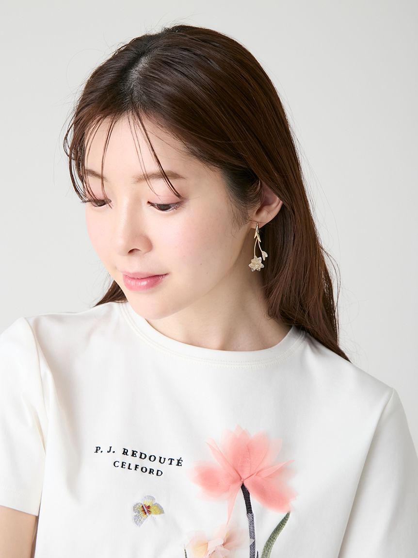 CELFORD「【CELFORD&times;P.J. REDOUTEコラボ】フラワーピアス」|ピアス|