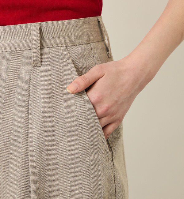 MACKINTOSH PHILOSOPHY「GREY LABEL リネンコットンヘリンボンハーフパンツ」|その他|