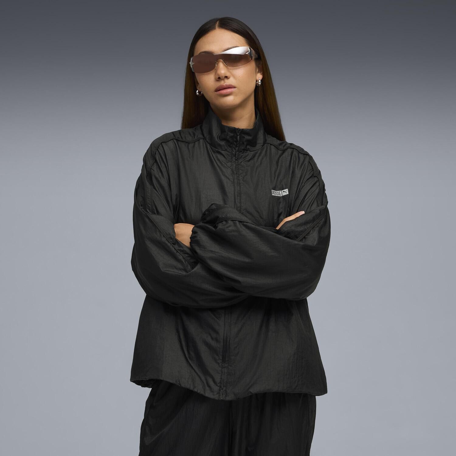 PUMA「【PUMA ｳｪｱ】W ROSE T7 OVERSIZED TRACK」|ポロシャツ|