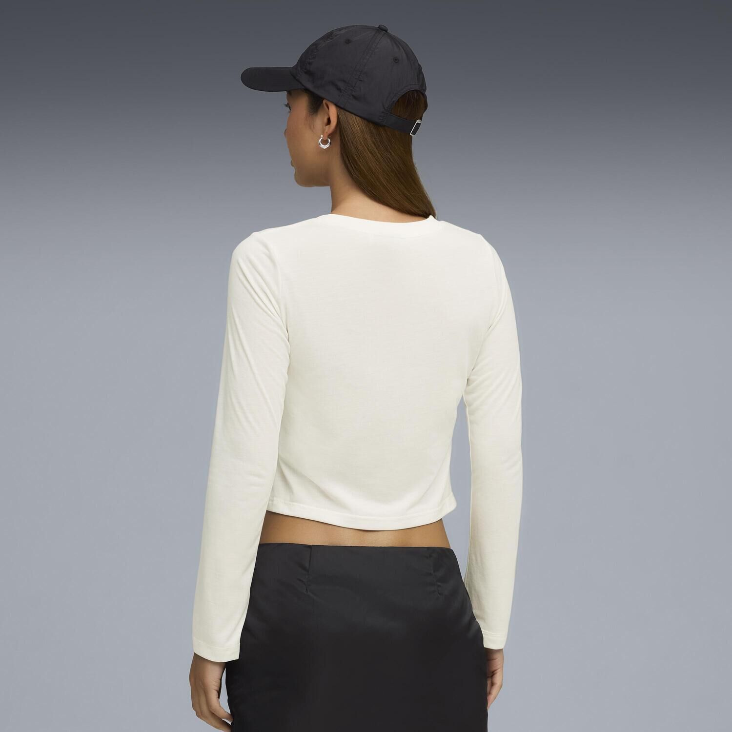 PUMA「【PUMA ｳｪｱ】W ROSE SLIM LONGSLEEVE TE」|Tシャツ・カットソー|