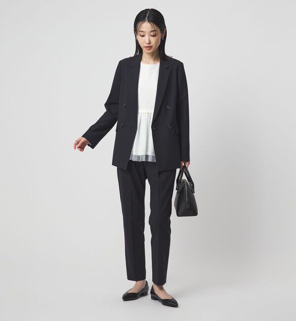 size SHORT/TALLあり］カチリラ テーパードパンツ ウォッシャブル