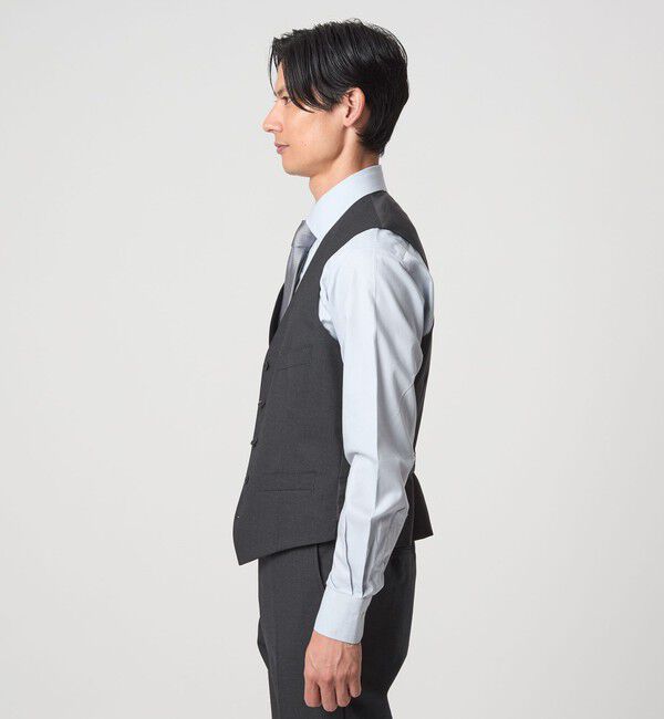 UNITED ARROWS green label relaxing「REDA トロピカル 無地 5B スーツベスト」|スーツ|