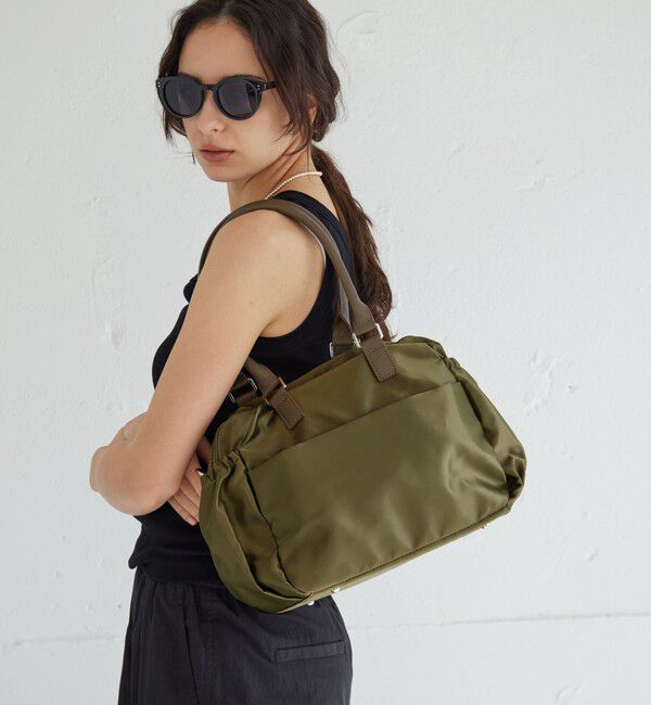 UNITED ARROWS green label relaxing「【WEB限定】2WAY Wジップ ボストン バッグ はっ水」|ボストンバッグ|