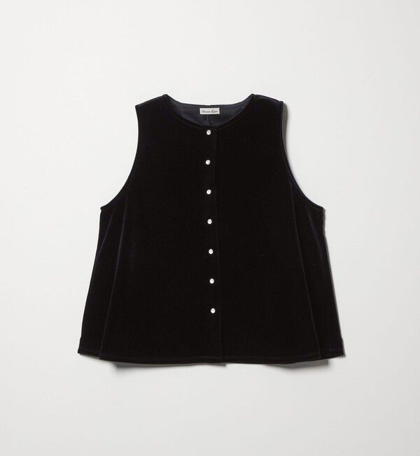 STEVEN ALAN「＜Steven Alan＞ベロア ノースリーブ プルオーバー」|カーディガン|