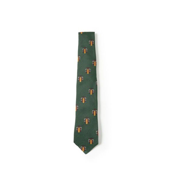 BEAMS PLUS「Silk Tie Crest Shield」|ネクタイ・蝶ネクタイ|GREEN